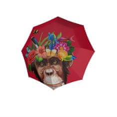 Doppler Modern Art Magic Flower Monkey - dámský plně automatický deštník