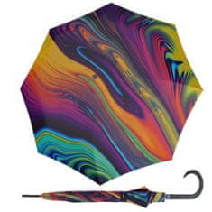 Doppler Modern Art Long AC Flowing Colors - holový vystřelovací deštník