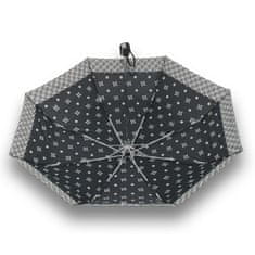 Doppler Mini Fiber Black&amp;White - dámský skládací deštník