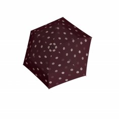 Doppler Fiber Havanna Timeless Red Dots - dámský skládací deštník