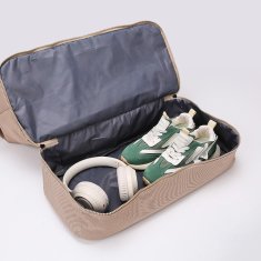 Flor de Cristal Sada cestovní tašky se dvěma přihrádkami a toaletním kufříkem 51x25x39cm T263K
