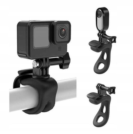 TELESIN Flexibilní držák na kolo Motocykl 360° pro GoPro SJCAM XIAOMI DJI INSTA360