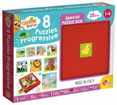 Lisciani CAROTINA BABY 8 PUZZLE - Zvířátka