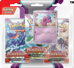 Pokémon Pokémon TCG: SV02 Paldea Evolved - 3 Blister Booster