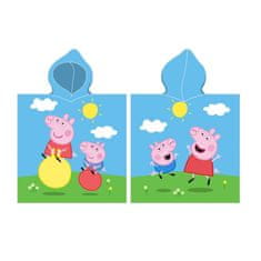 Carbotex Bavlněné pončo 55/110cm Peppa Pig, PP223022