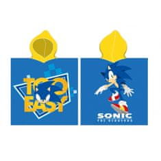 Carbotex Bavlněné pončo 55/110cm Ježek Sonic, SONIC237007