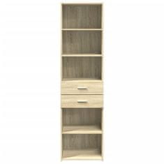 Vidaxl Skříň highboard dub sonoma 50 x 42,5 x 185 cm kompozitní dřevo