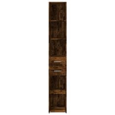 Vidaxl Skříň highboard kouřový dub 30 x 42,5 x 185 cm kompozitní dřevo