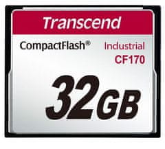 Transcend 32GB INDUSTRIAL CF CARD CF170 paměťová karta (MLC)