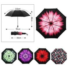 CoZy Květinový deštník - fialový