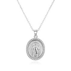 Stříbrný náhrdelník Madona AGS1603/47 (řetízek, přívěsek)