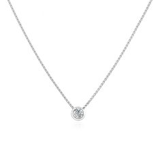 Minimalistický stříbrný náhrdelník s čirým zirkonem AGS1561/47-W