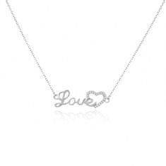 Stříbrný náhrdelník Love AGS1574/47
