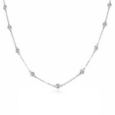 Okouzlující stříbrný náhrdelník se zirkony AGS1585/47