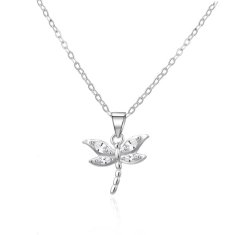 Krásný stříbrný náhrdelník Vážka AGS1586/47 (řetízek, přívěsek)
