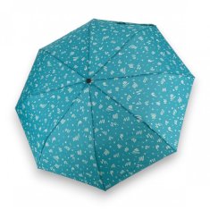 Doppler Mini Light Minimally aqua - dámský skládací deštník