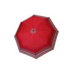 Doppler Fiber AC Style rot Flower- dámský vystřelovací deštník