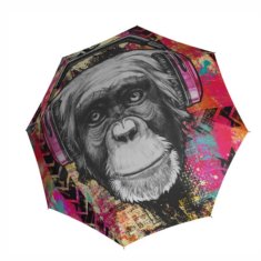 Doppler Modern Art Magic Monkey - dámský plně automatický deštník