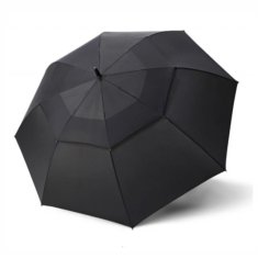 Doppler Fiber golf AC Air black - partnerský holový vystřelovací deštník