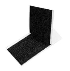 Repest Moskytiéra na dveře, černá, polyester, 210x100 cm, s magnetickým zavíráním