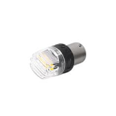 Stualarm LED BAU15S oranžová, 12V, 16LED 2835SMD (95BR-BAU15S-01o) 2 ks