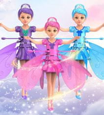 CAB Toys Létající panenka Magic Princes - modrá