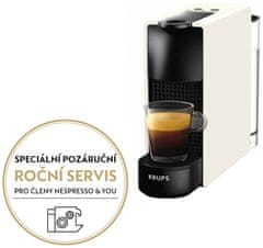 Nespresso kávovar na kapsle Krups Essenza Mini, bílý XN1101