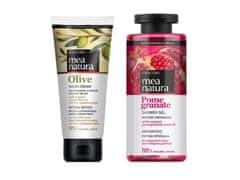 Farcom Mea Natura Sprchový gel Granátové jablko 300 ml + Olivový Krém na Ruce Výživa a Regenerace 100 ml