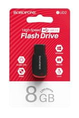 Borofone Flash disk BUD2 8GB černý