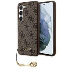 Guess  4G Charms Zadní Kryt pro Samsung Galaxy A35 5G Brown