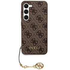 Guess  4G Charms Zadní Kryt pro Samsung Galaxy A35 5G Brown