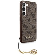 Guess  4G Charms Zadní Kryt pro Samsung Galaxy A35 5G Brown