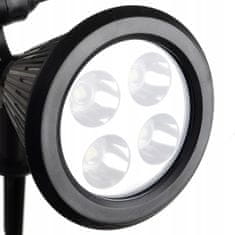 Gardlov 24002 Zahradní solární 4 LED reflektor, IP65, 120 lm