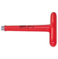 Knipex T-klíč s vnějším čtyřhranen 3/8", izolovaný 1000V, délka 165 mm - KNIPEX 98 30