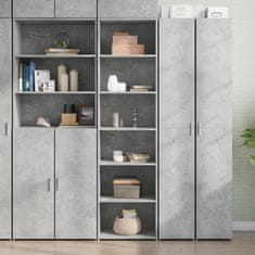 shumee Skříň highboard betonově šedá 50 x 41 x 185 cm kompozitní dřevo