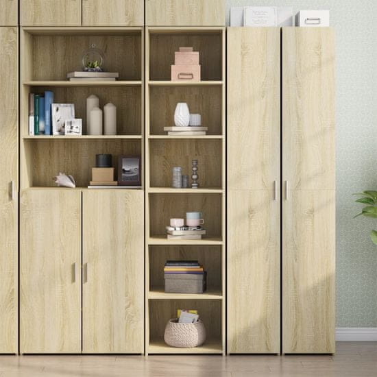 shumee Skříň highboard dub sonoma 45 x 41 x 185 cm kompozitní dřevo