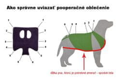 Pooperační ochranné oblečení větší modré