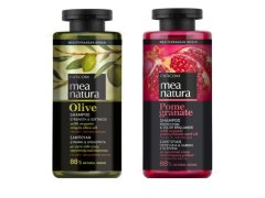 Farcom Mea Natura Šampon Granátové Jablko , ochrana barvy vlasů, 300 ml + Olivový šampon Síla a Jemnost 300 ml