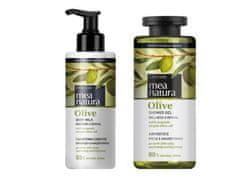 Farcom Mea Natura Sprchový gel Olivový 300 ml + Olivové tělové mléko 250 ml