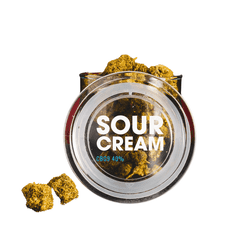 Kratom World CBG9 Květy Sour Cream 40% 1g THC do 1%