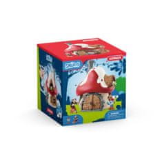 Schleich Schleich - Šmoulí chaloupka se 2 figurkami Gargamela a taťky Šmouly..