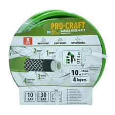 Procraft Zelená zahradní hadicí Procraft PR-4GH1310F