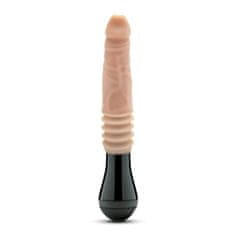 Easytoys Dr. Skin Silicone Dr. Knight Thrusting Gyrating Vibrating Dildo Beige