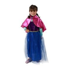 Rappa Dětský kostým princezna zimní království Anička DELUXE (S) e-obal