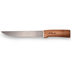 Roselli RW255 Big fish knife, UHC filetovací rybářský nůž 21 cm, dřevo břízy, kožené pouzdor