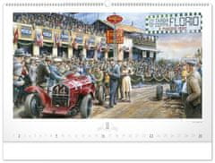 Presco Publishing NOTIQUE Nástěnný kalendář Oldtimers – Václav Zapadlík 2025, 64 x 42 cm