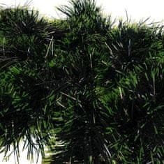 Ruhhy Vánoční girlanda - zelená, 6 metrů, plast + kov, tloušťka 15 cm