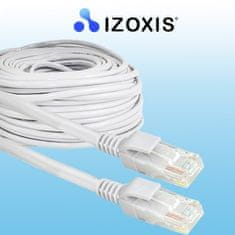 Izoxis 30m LAN Kabel 22532, PVC obal, RJ45 zástrčky, Rychlost přenosu 10/100 Mb/s