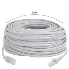 Izoxis 30m LAN Kabel 22532, PVC obal, RJ45 zástrčky, Rychlost přenosu 10/100 Mb/s