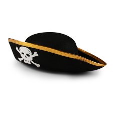 Rappa Dětský klobouk pirát s lebkou